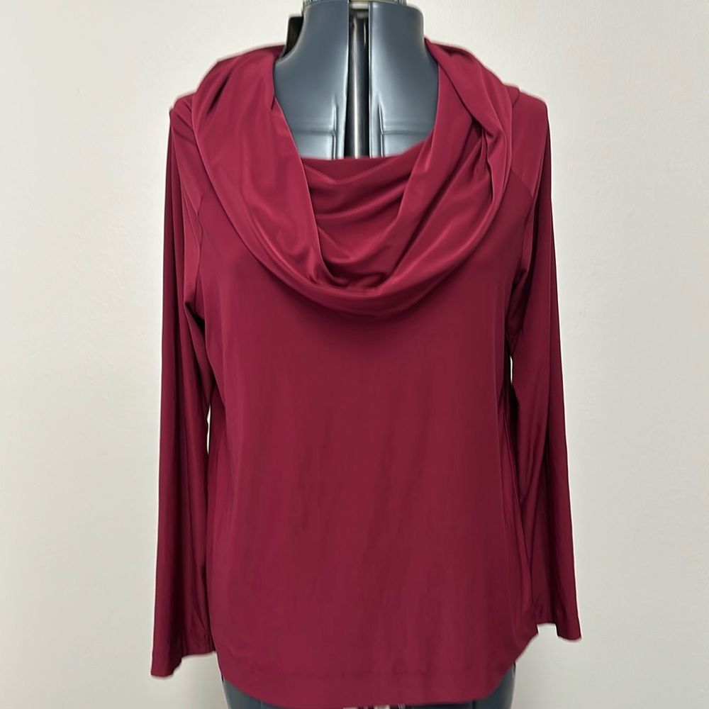 Maroon color, jersey top